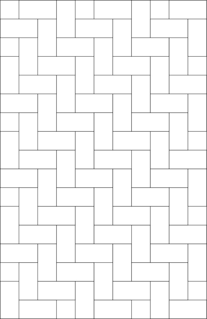 Rettangolo 15 x 30 - Testa avanti